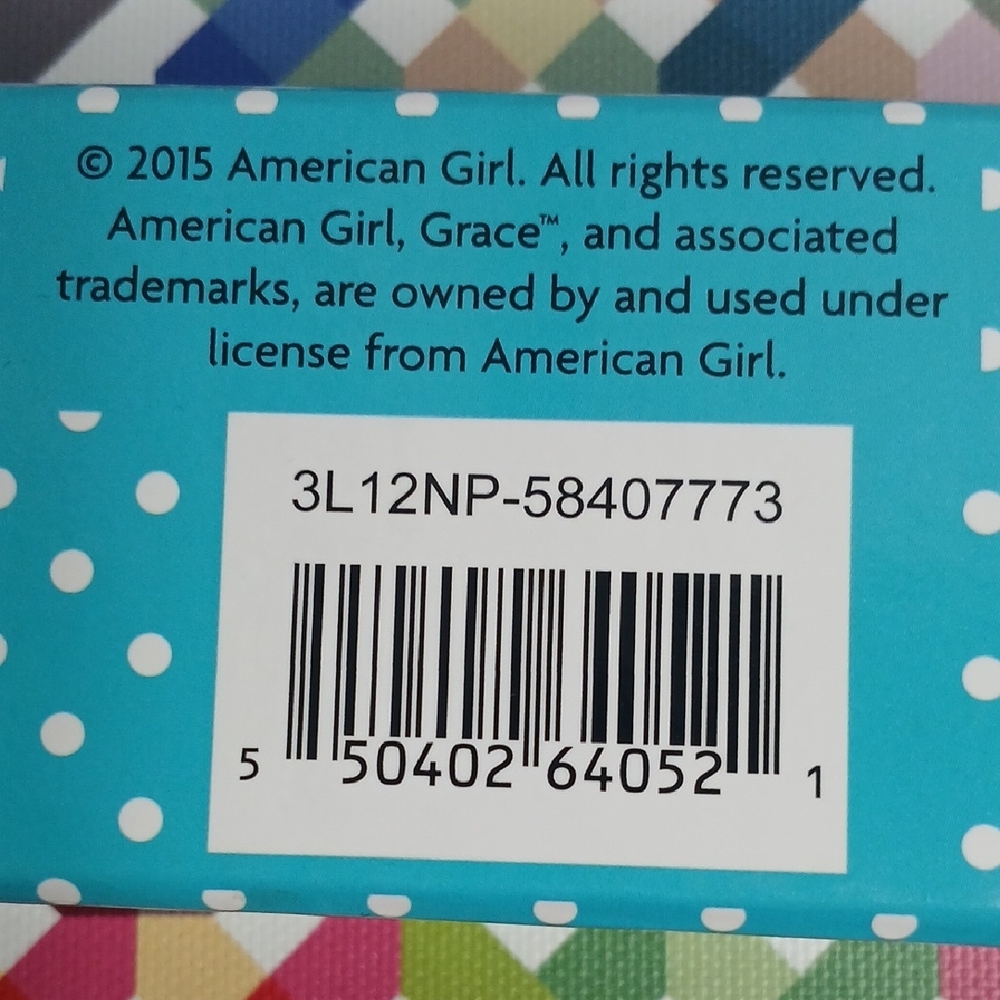 Rare 2015 American Girl Doll Grace Thomas' Charm Bracelet For Girls - Up To 8" - Picture 2 of 7